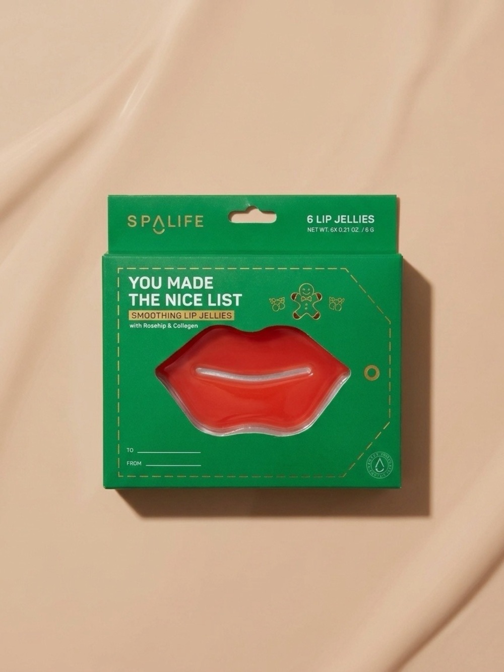 SpaLife 'You Made The Nice List' Smoothing Lip Jellies - The Red 6 Pack Collagen